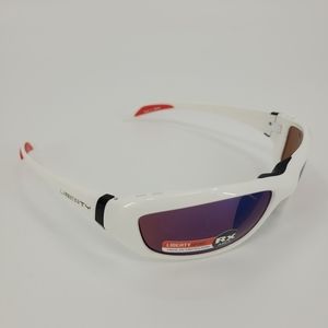 Liberty Sport Chaser Wrap Sunglasses Mirriored White 100% UV NEW *Display
